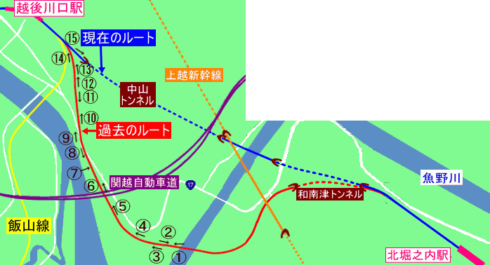 きたほりのうち~えちごかわぐち がいりゃくずその2
